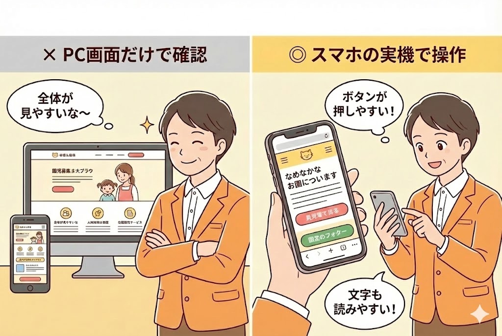 PCではなくスマホの操作性が全て